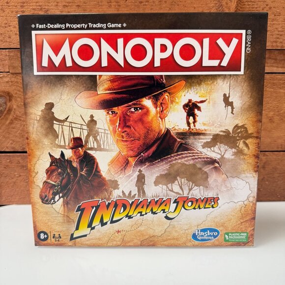 Hasbro Gaming Monopoly Indiana Jones Game Inspired by The Indiana Jones Movies - Picture 2 of 5